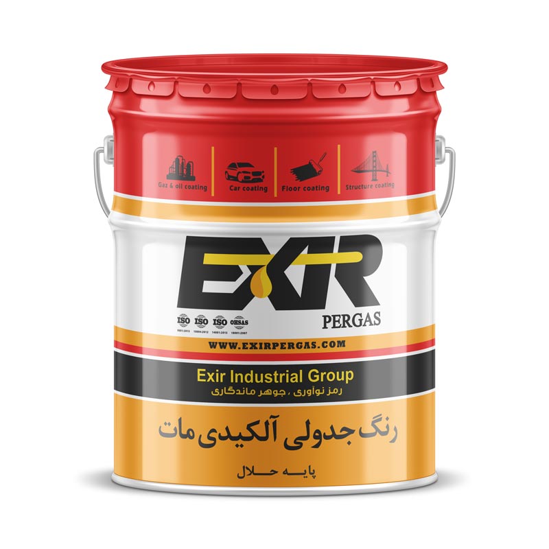 رنگ جدولی آلکیدی مات