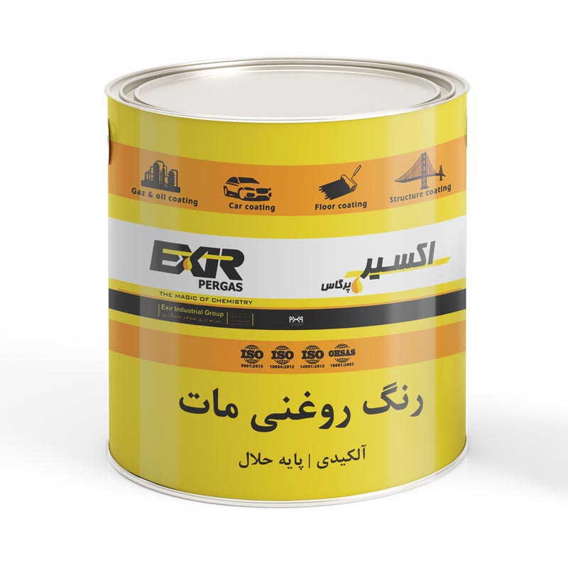 رنگ روغنی مات آلکیدی